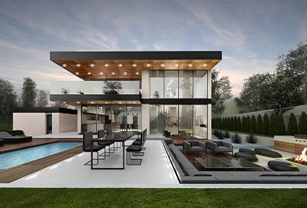 China cozy luxury light steel structure villa